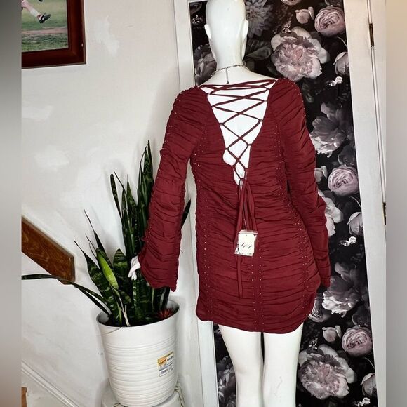 Free People Western Romance Mini Dress               Retail Price $448 - Picture 6 of 7